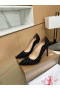 Christian Louboutin Sıcak Civciv 100 Pumps Veau Velours Çivili Siyah