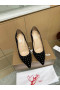 Christian Louboutin Sıcak Civciv 100 Pumps Veau Velours Çivili Siyah