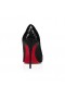 Christian Louboutin Kate 100 Mm Kabartmalı Rugan Dana Derisi Birdy Siyah Christian Louboutin Ayakkabı Pompaları