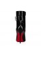 Christian Louboutin Beni Kilitle Ganimet 100 Mm Alçak Bot Vog Rugan Siyah