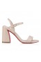 Christian Louboutin Bayan Jane Sandalet 85 Mm Sandalet Nappa Deri Leche CL Ayakkabı