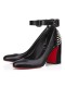 Christian Louboutin Bayan Sab Degraspikes Pompaları 70mm Nappa Ve Rugan Siyah