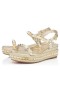 Christian Louboutin Pyraclou 60 mm Espadrilles Nappa Deri Platin Christian Louboutin Mağazası
