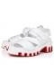 Christian Louboutin Yaz Kumul 35 Mm Sandalet Nappa Deri Neopren Ve Kurdele Bianco CL Ayakkabı
