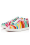 Christian Louboutin Louis Junior Multi / bianco Pamuk