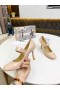 Dior Bebek D Evrim Mary Jane 75mm Pompalar Çıplak Patent