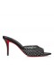 Christian Louboutin Kesme İşareti Katır Örgü Strass 80 Mm Katır Siyah