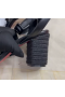 Christian Louboutin Blok Topuk Askılı Sandalet 80mm Nappa Deri Siyah