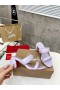 Christian Louboutin Şişirme Sab Katır 85mm Nappa Deri Leylak