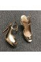 Christian Louboutin Jenlove Alta Pompaları 120mm Metalik Deri Platin