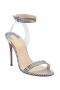 Christian Louboutin Jonatina 100mm Sandalet Çizgili Christian Louboutin Ayakkabı
