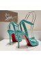 Christian Louboutin Mafaldina Sivri Sandalet 100mm Rugan Nane