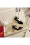 Christian Louboutin Lipqueen Sandalet 100mm Kadife Siyah Christian Louboutin Ayakkabı