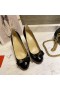 Christian Louboutin Simplenodo Yay Pompaları 85mm Rugan Siyah