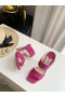 Jimmy Choo 100mm Sandalet Pembe Gül