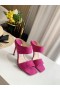 Jimmy Choo 100mm Sandalet Pembe Gül
