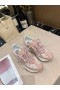 Jimmy Choo Dantel Spor Ayakkabı Alçak Üst Pembe