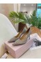 Jimmy Choo Aşk 85mm Glitter Kumaş Pompaları