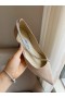 Jimmy Choo trude Kristal Zincir Süet Çıplak