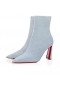 Christian Louboutin Condora Ganimet 85 Mm Alçak Bot Veau Velours Paseo Christian Louboutin Ayakkabı