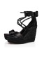 Christian Louboutin Chocazeppa Sivri Sandalet 120mm Dana Derisi Siyah