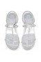 Christian Louboutin Basit Kraliçe Sandalet 25 Mm Sandalet Gümüş Christian Louboutin Ayakkabı