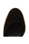 Christian Louboutin Brigissima 70 Mm Espadrilles Örgülü Dana Derisi Siyah Christian Louboutin Ayakkabı