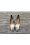 Christian Louboutin Irıza 100mm Pompalar Timsah Kabartmalı Gümüş