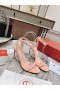 Christian Louboutin Loubigirl 85 Mm Sandalet Rugan Pembe