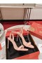 Christian Louboutin Loubigirl 85 Mm Sandalet Rugan Pembe