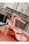 Christian Louboutin Loubigirl 85 Mm Sandalet Rugan Pembe