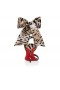 Christian Louboutin Sandale Du Çöl 100 Mm Askılı Sandalet Gigi Baskılı Krep Saten Vintage Gül