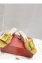 Roger Vivier Küp Strass Topuk Katır Sarı Kadife