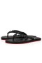 Christian Louboutin Loubi Flip Donna Düz Siyah Kauçuk