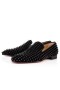 Christian Louboutin Oxford Karahindiba Siyah / siyah Süet Deri