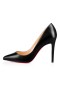 Christian Louboutin Pompalar Pigalle 100 mm Siyah Deri