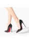 Christian Louboutin Pompaları So Kate 120 mm Siyah / lin Psy Loubi Rugan