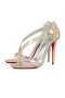 Christian Louboutin Sandalet Astridal 100 mm Ab / lın Lazer Ab Patenti