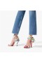 Christian Louboutin Sandalet Crosse Du Desert 100 mm Çok Krep saten