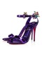 Christian Louboutin Sandalet Goldie Jolı 100 mm Elektra / lın Elektra Specchıo