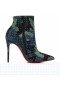 Christian Louboutin Spikita Ganimet Yani Kate 100 mm Çok / gümüş Süet Dana Derisi