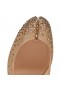 Christian Louboutin Bridiela Una Strass 100 Mm Pumps Strass Mesh And Patent Calf Leather Blush