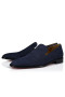 Christian Louboutin Danny Flex Loafers Reversed Nubuck Leather Zaffiro