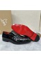 Christian Louboutin Lafitte On Oxford Patent Leather Black Red
