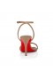 Christian Louboutin Miss Z Sandal 80 Mm Strappy Sandals Lamb Nappa Leather Blush