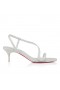 Christian Louboutin Rosalie 55 Mm Sandals Kid Leather Bianco