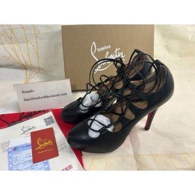 Christian Louboutin Kanlı Mary Pompaları 120mm Nappa Deri Siyah