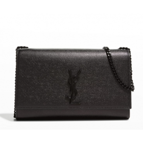 Saint Laurent Orta Kate Tüm Siyah Omuz Ãantası Saint Laurent Ãantaları