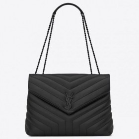 Saint Laurent So Siyah Loulou Orta Omuz Ãantası Saint Laurent Ãantaları