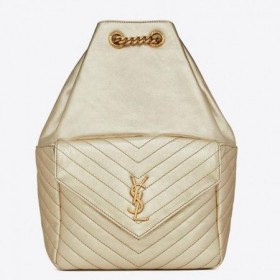 Saint Laurent Joe Sırt Çantası Altın Topal Deri Saint Laurent Çantalar